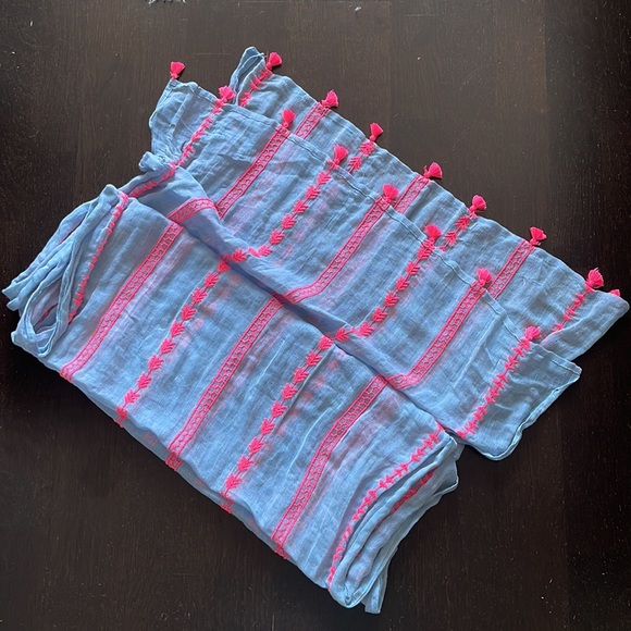 Light Cotton-Blended Scarf - Picture 2 of 5